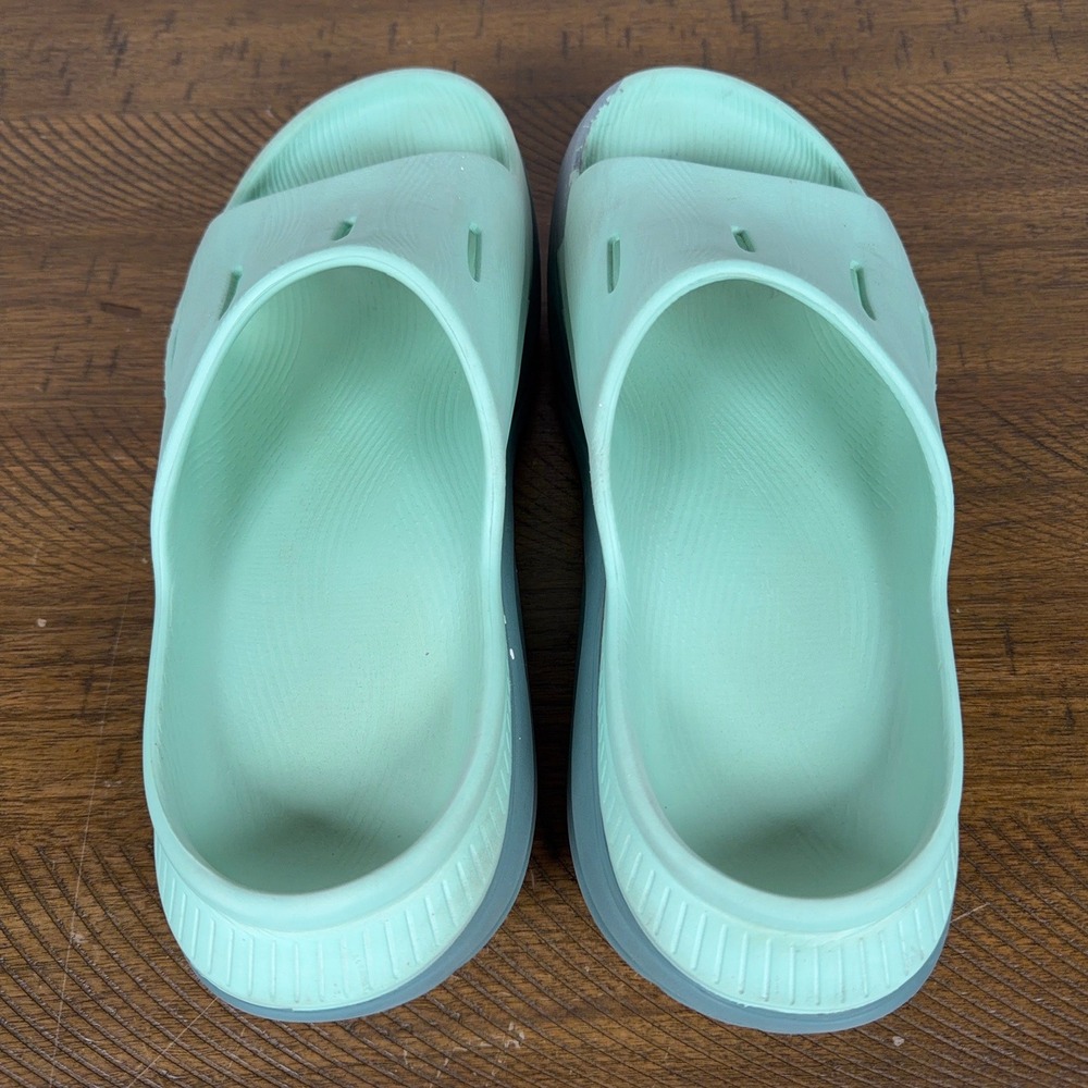 Hoka One One Slides Womens 9 Mint Green Ora Recovery Slide Comfort Walking Shoes - Picture 5 of 7